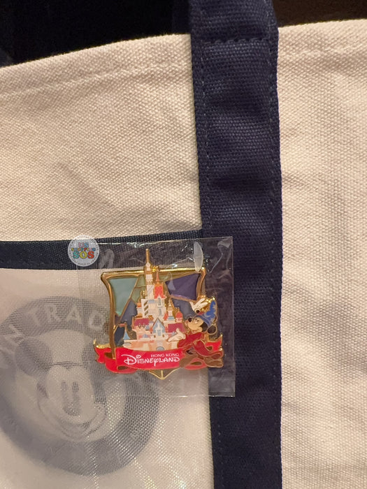 HKDL - 2026 Hong Kong Disneyland Pin Trading Tote Bag with Pin