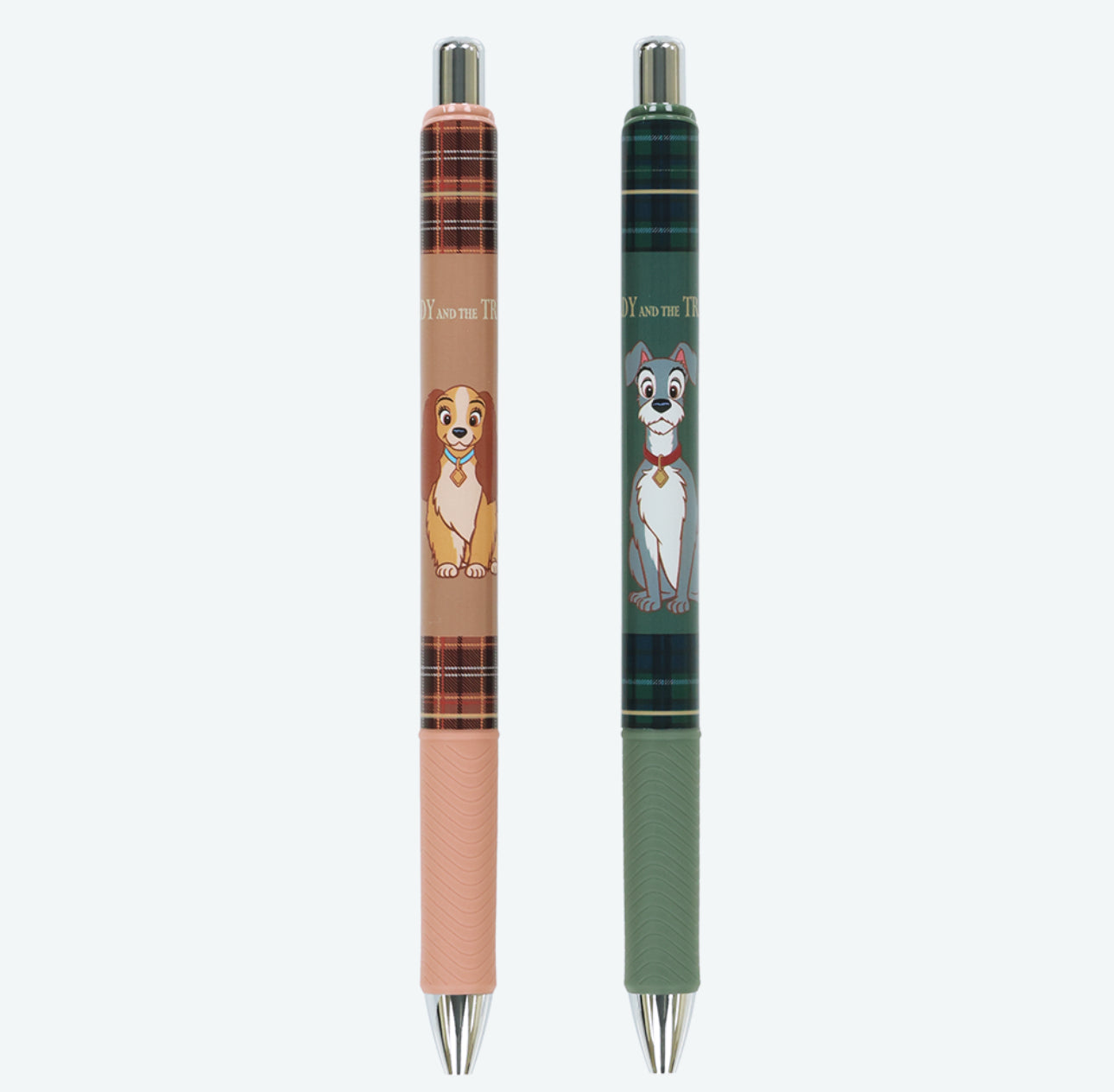 TDR - 2025 Lady & the Tramp Retro & Classic" Collection x Pentel EnerGel Ballpoint Pens Set of 2 (Release Date: Dec 26, 2025)