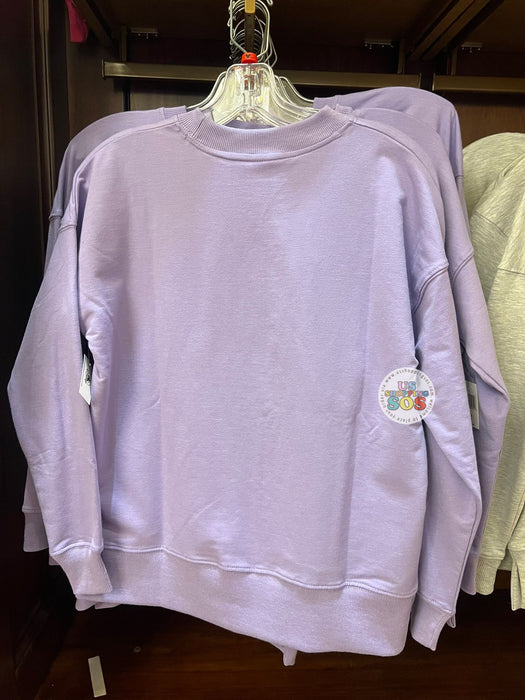 DLR/WDW - Mickey Icon Castle Park Logo Lavender Pullover (Adult)