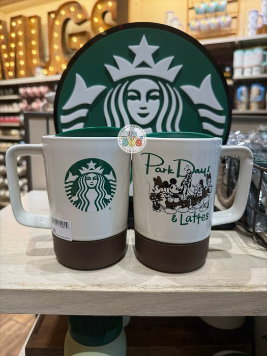DLR/WDW - Starbucks Mickey & Friends Park Days & Lattes Ceramic Mug