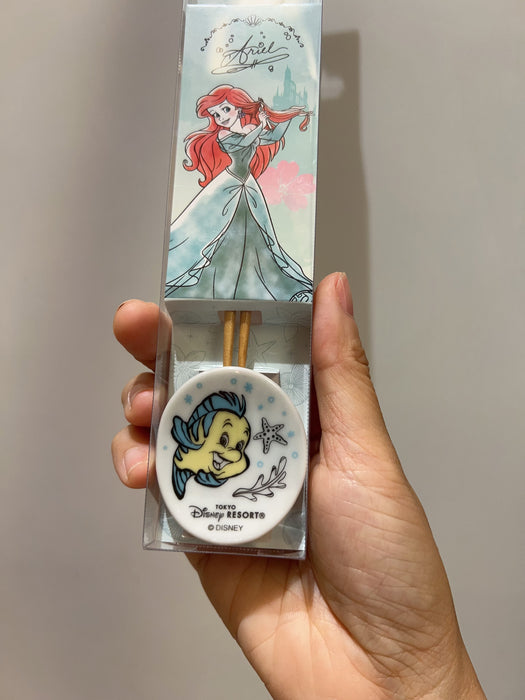 TDR - Ariel & Flounder Chopstick & Chopstick Stand Set