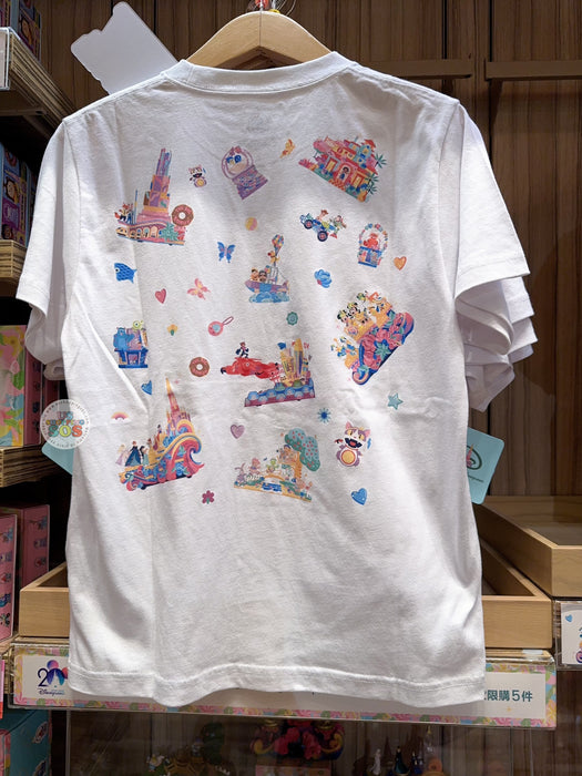 HKDL - 20th Anniversary Parade Float Mickey & Friends T Shirt for Adults