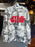 DLR/WDW - Star Wars Darth Vader Face Icon - All-Over-Print Grey/White Hoodie Pullover (Adults)
