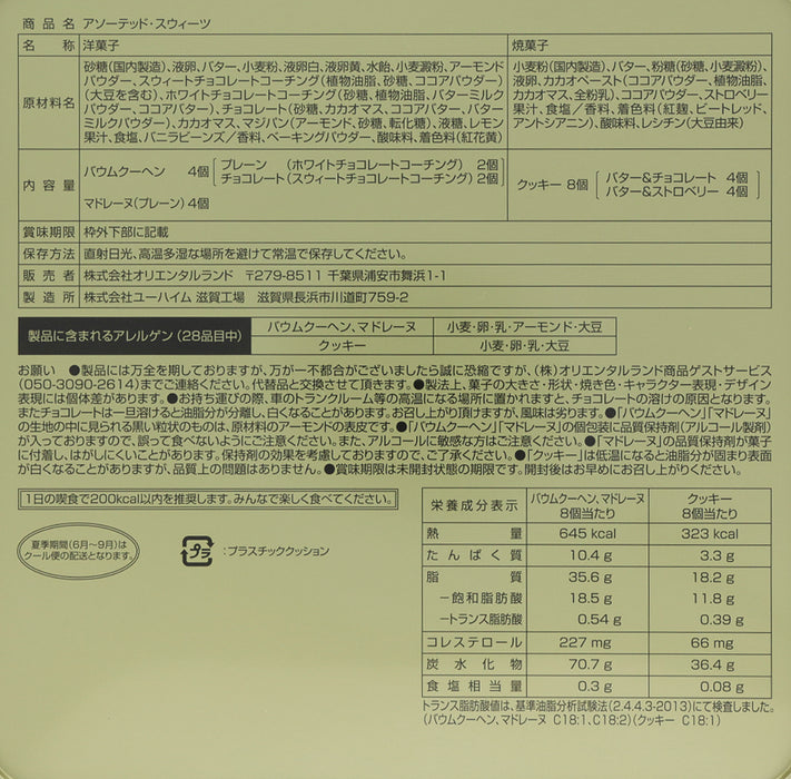 TDR - Duffy & Friends 20th Anniversary: Colorful Happiness x Duffy & Friends Assorted Sweets Box Set (Release Date: Apr 8, 2025)