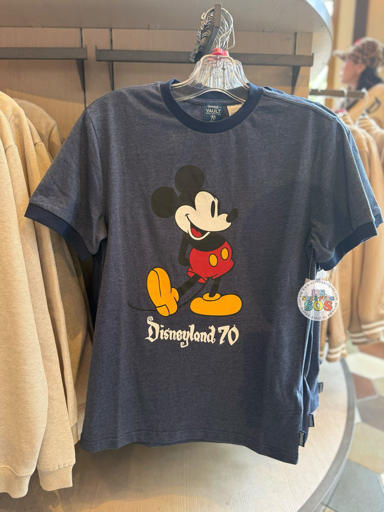DLR - Disneyland 70th Vault - Mickey Mouse Blue T Shirt (Adult)