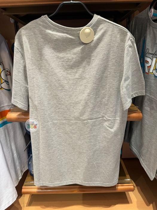 DLP - Mickey Mouse Disneyland Paris Logo T Shirt for Adults (Color: Grey)