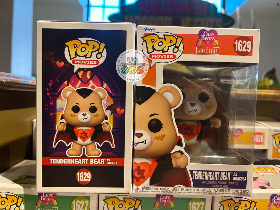 Universal Studios - Care Bears x Universal Monsters - Funko POP! Movies Tenderheart Bear as Dracula Figure