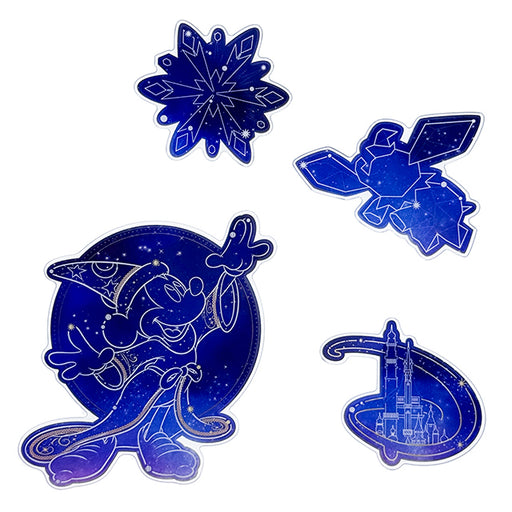 HKDL - Fantasia 2000 Sorcerer Mickey Magnet Set of 4