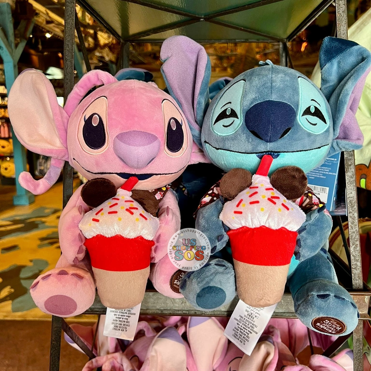 DLR/WDW - Stitch Attacks Snacks Limited Released Plush Toy - 5/12