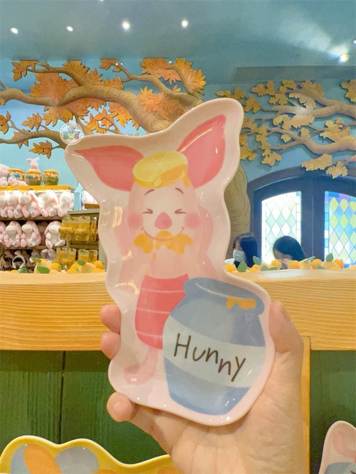 HKDL - Winnie the Pooh Lemon Honey Collection x Piglet Shaped Plastic Plate