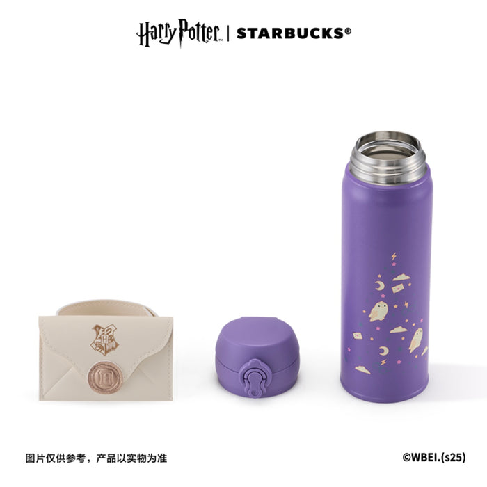 Starbucks China - Harry Potter x Starbucks - Thermos Hedwig Stainless Steel Handy Bottle 500ml with Card Holder