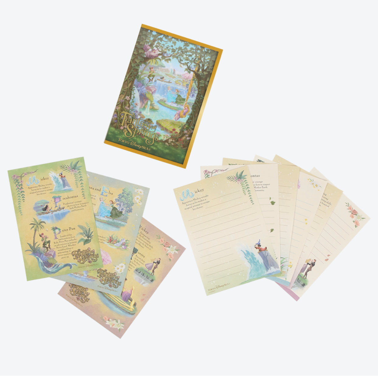 TDR - Fantasy Springs Theme Collection x Book Shaped Memo Notes Set