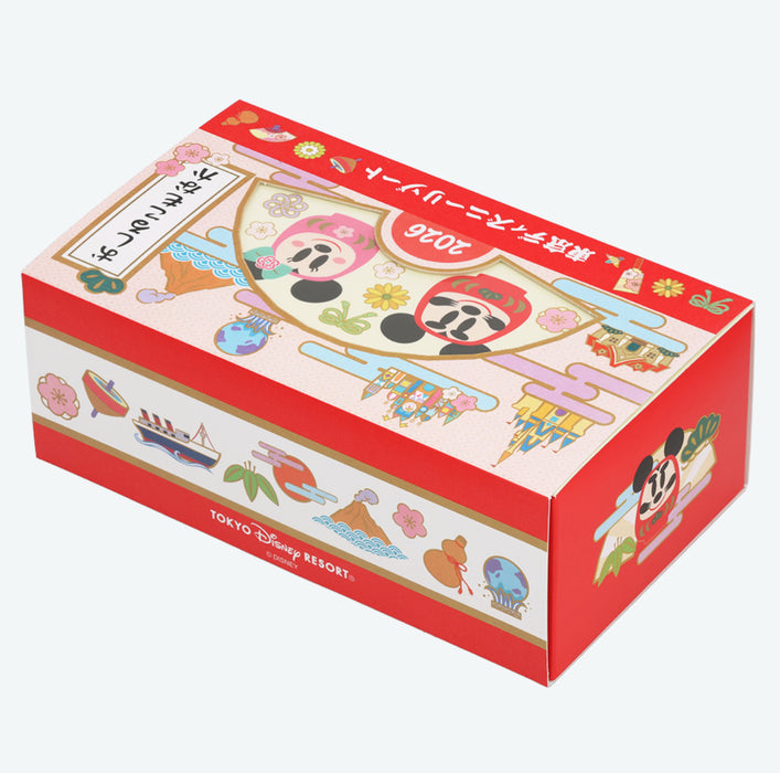 TDR - 2026 Happy New Year Mickey & Friends Collection x Mickey & Minnie Mouse "Daruma” "Oshiruko Monaka" Box Set (Release Date: Dec 1, 2025)