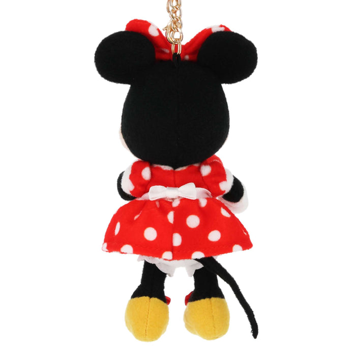 TDR - Mickey & Minnie Mouse ‘Touching Heart’ Plush Keychain