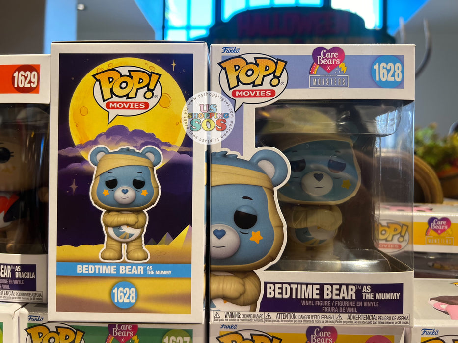 Universal Studios - Care Bears x Universal Monsters - Funko POP! Movies Bedtime Bear as The Mummy Figure