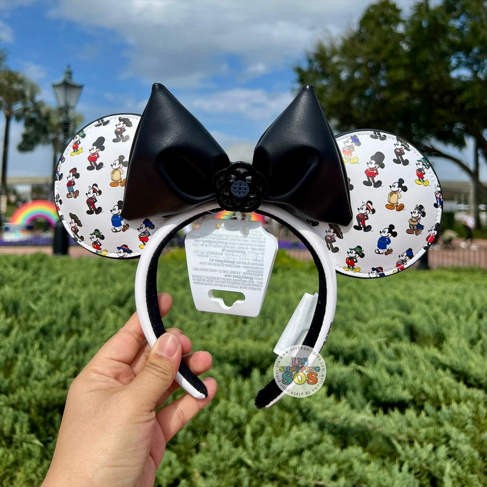 WDW - Epcot World Showcase - Mickey Mouse All-Over-Print Imitation Leather Headband