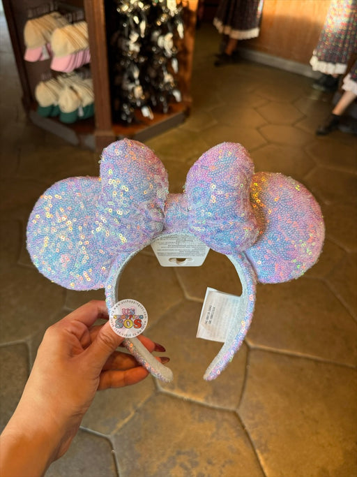 DLR/WDW - Minnie Iridescent Sequin Ear Headband