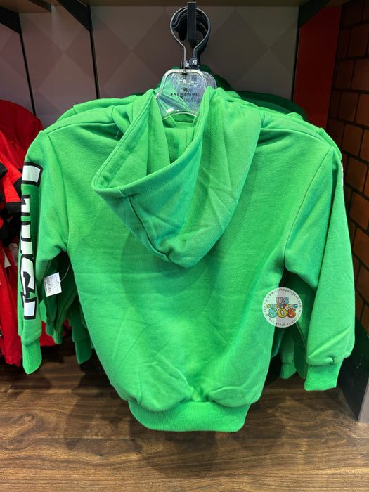 Universal Studios - Super Nintendo World - Luigi Big Face Hoodie Pullover (Youth)