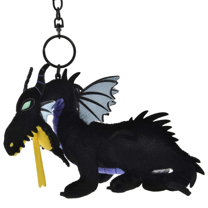 HKDS-  2025 Disney Villains x Maleficent Dragon Plush Keychain