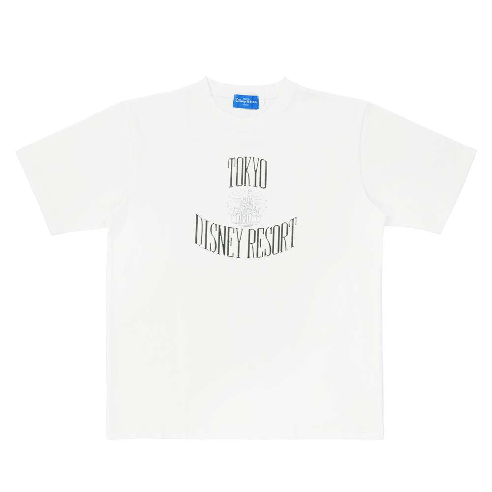 TDR - Mickey Mouse & Tokyo Disney Resort Castle Sparkling Metallic Logo T Shirt for Adults (Release Date: May 8, 2025)