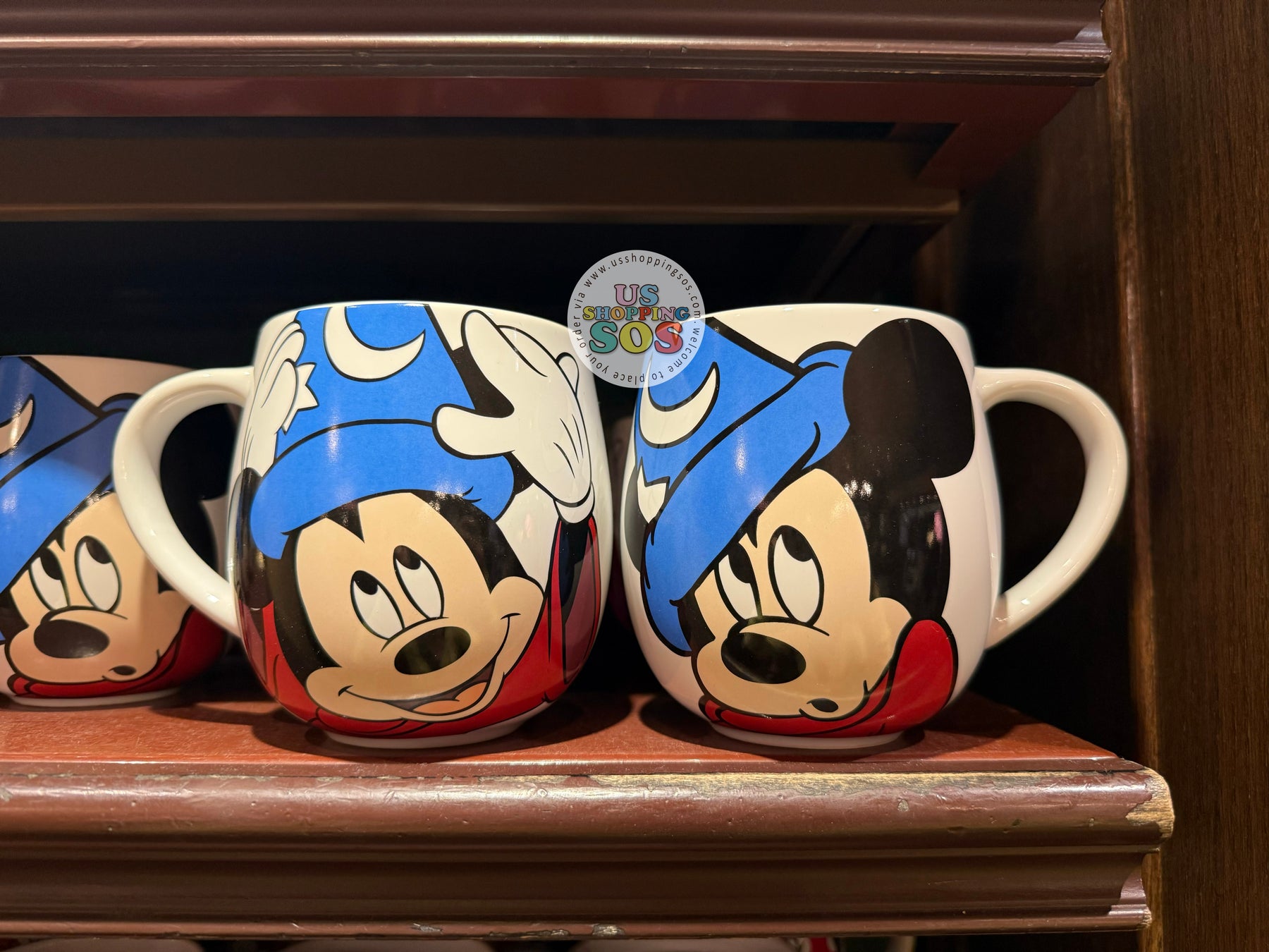DLR/WDW - Mickey Fantasia Sorcerer Portrait Mug