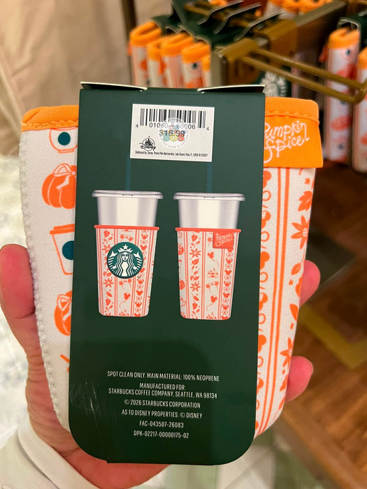 DLR/WDW - 2026 Disney Starbucks Fall Collection x Cup Sleeve