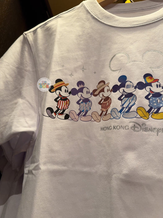 HKDL - 9 Mickey Mouse with Different Attractions Theme Clothes T Shirt (Adults)