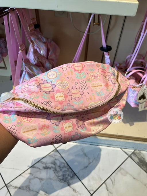 DLR/WDW - Stoney Clover Lane - It’s a Small World Pink Jumbo Fanny Pack