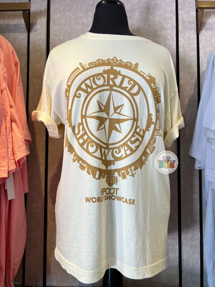WDW - EPCOT World Showcase - Compass Ivory Graphic Tee (Adult)