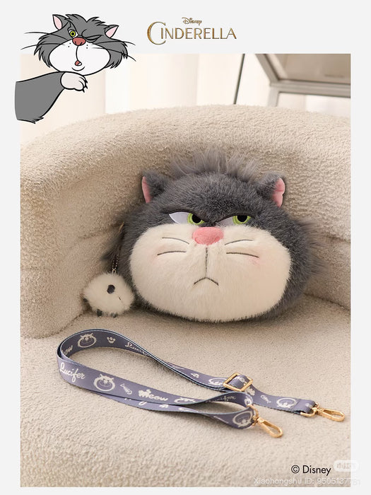China Exclusive- Fluffy Big Face Lucifer 2 Ways Bag