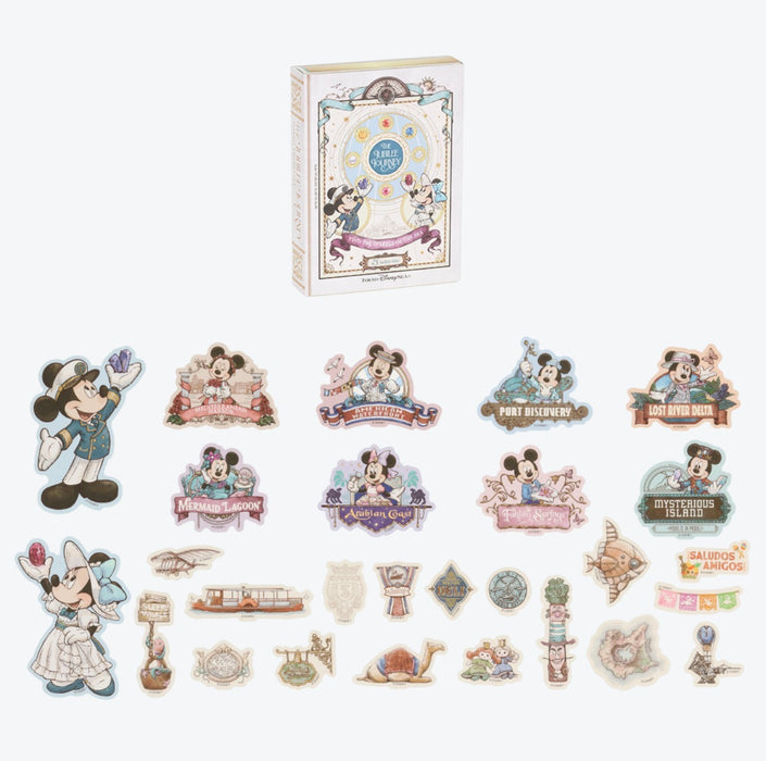 TDR - Tokyo DisneySea 25th Anniversary "The Jubilee Journey" x Mickey & Minnie Mouse Stickers Set (Release Date: May 25, 2026)