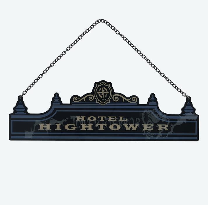 TDR- Tokyo Disney Sea Attraction "Tower of Terror" Glow in the Dark Sign Plate (Release Date: Oct 9, 2025)