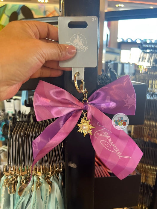 DLR/WDW - Disney Princess Tangled Rapunzel Ribbon Bow Keychain