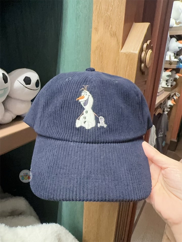 HKDL - World of Frozen 1st Anniversary Olaf & Snowgies Corduroy Cap/Hat for Adults