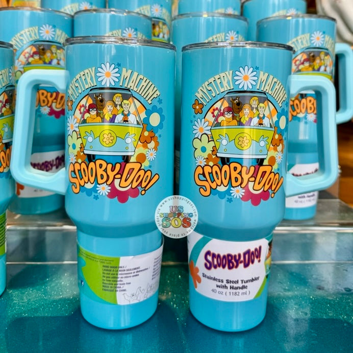Universal Studios - Scooby-Doo! - Aqua Stainless Steel Tumbler with Handle 40oz