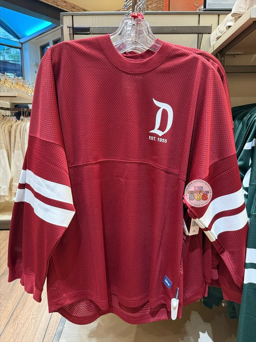 DLR/WDW - Spirit Jersey Park Logo Burgundy Baseball Jersey (Adult)