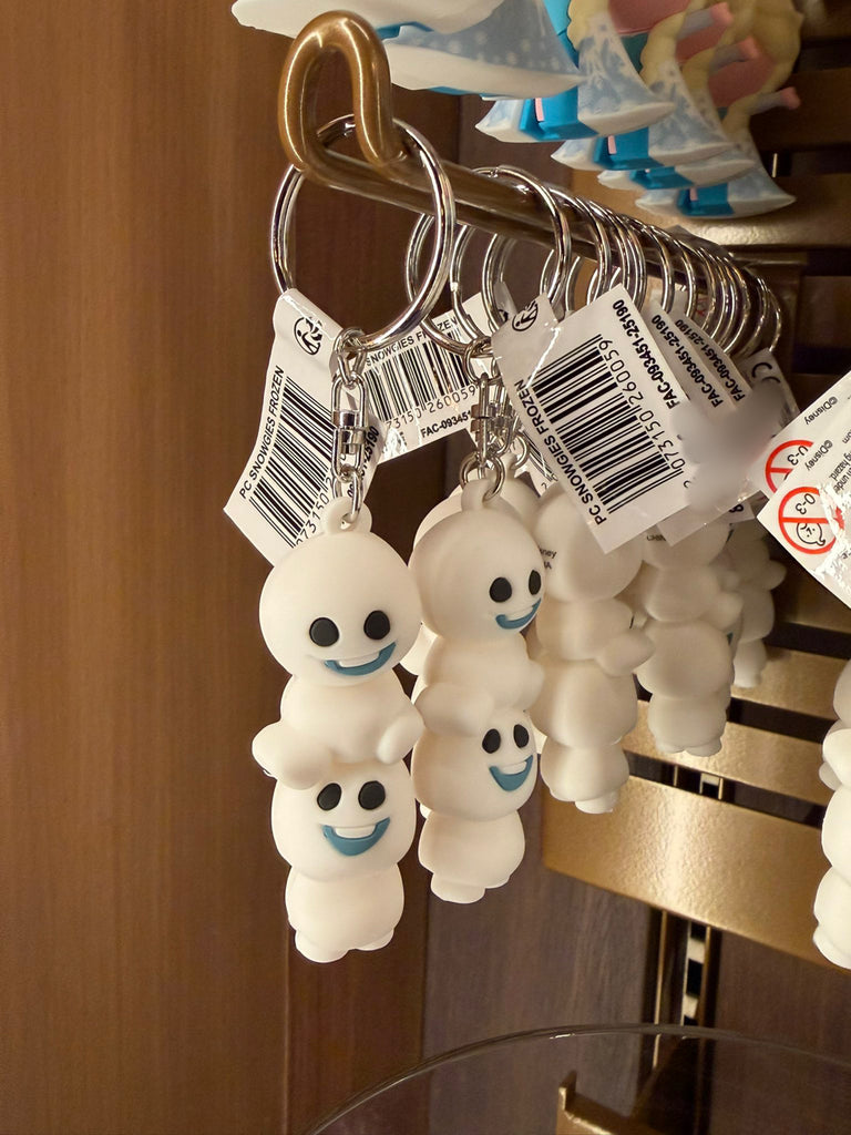 新品★ロフト購入★完売★BAGGU★ディズニー★ミッキー★3D ZIP SET★ DLP - 2026 World of Frozen x Snowgies 3D Keychain — USShoppingSOS