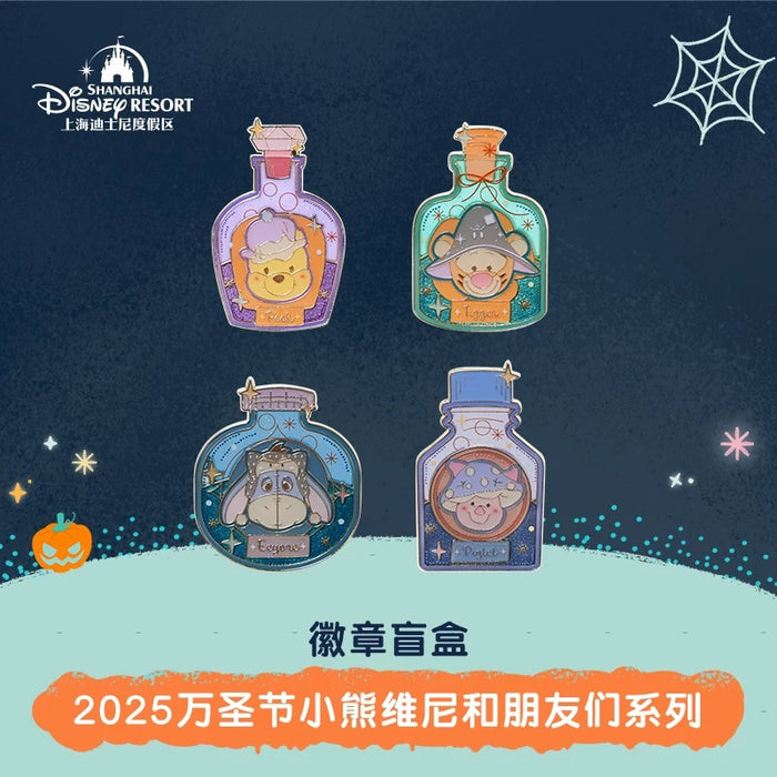 SHDL - 2025 Winnie the Pooh & Friends Halloween Collection x  Mystery Pin Badge Blind Box (Release Date: Sept 15, 2025)