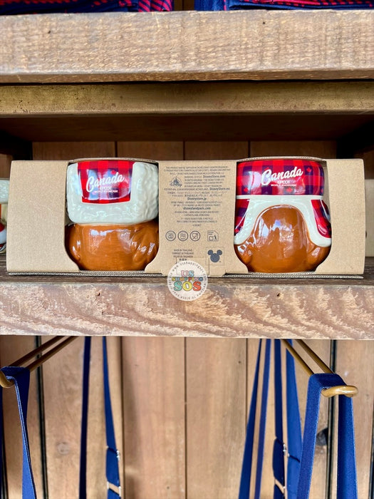 WDW - Epcot World Showcase Canada 🇨🇦 - Chip & Dale Face Icon 3D Mug Set