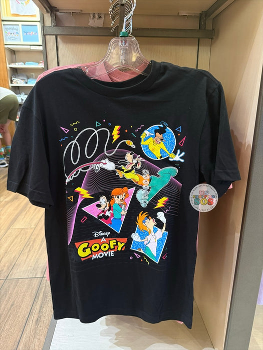 DLR/WDW - A Goofy’s Movie Black Graphic Tee (Adult)