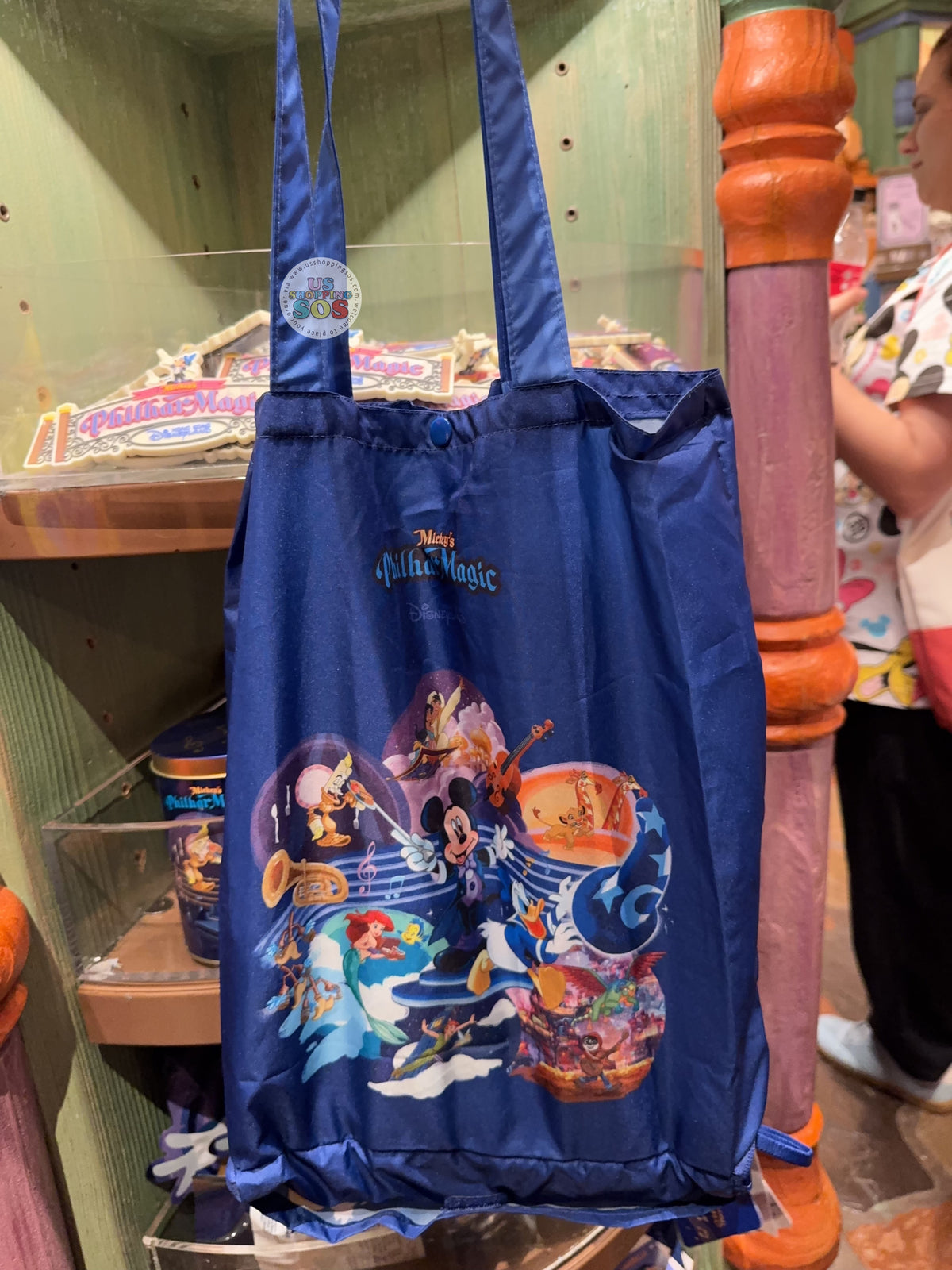 HKDL - Mickey's PhilharMagic Travel Umbrella & Tote Bag Set