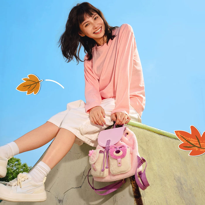 SHDS - 2025 Cute & Moving Fall Collection x Fluffy Stitch & Scrump Backpack (Release Date: Aug 26, 2025)