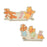 JDS - Sticker Collection x Pooh, Piglet, Tigger ‘Outside Play’ Die Cut Sticker