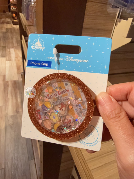 HKDL - Chip & Dale Glittering Phone Clip