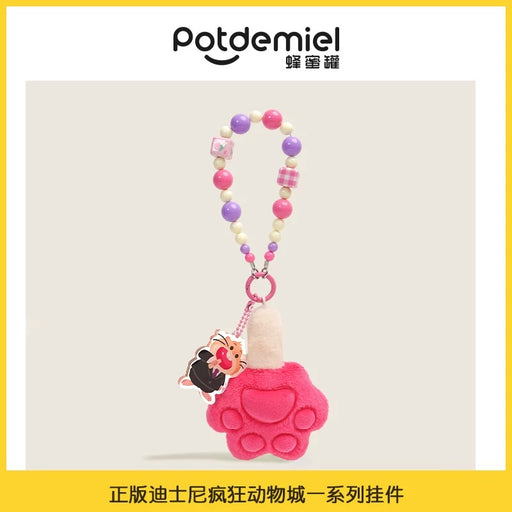 China Exclusive- Zootopia Lemming &  Pawpsicles Plush Keychain with Chain
