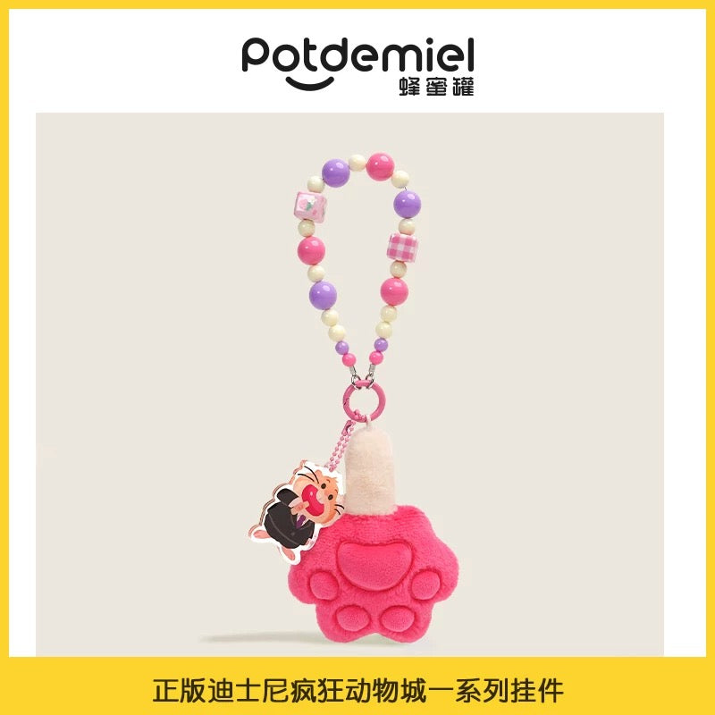 China Exclusive- Zootopia Lemming &  Pawpsicles Plush Keychain with Chain