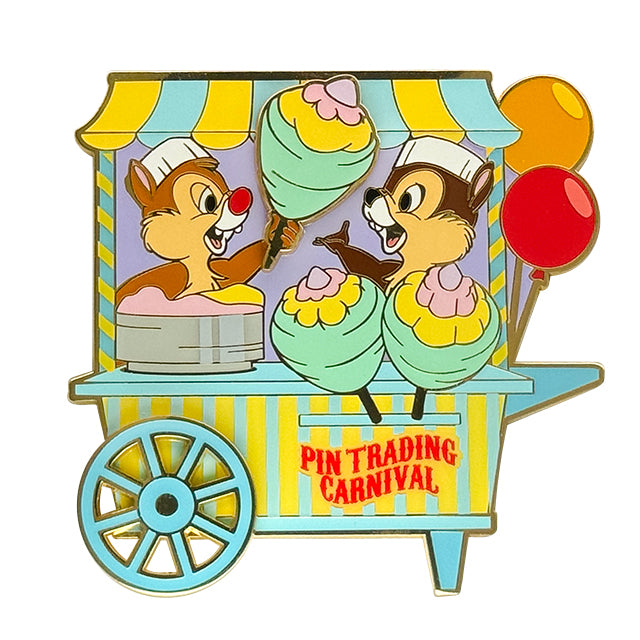 HKDL - Pin Trading Carnival 2024 Invitation Card with Limited Edition Pin - Chip 'n" Dale (Limited Edition of 1500)