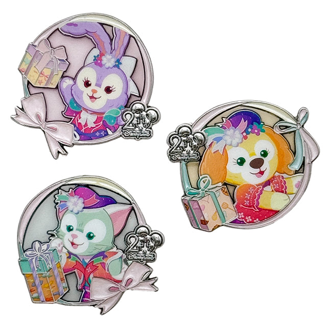 HKDL - 20th Anniversary Duffy and Friends Mystery Pin Set