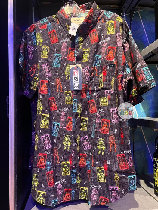 WDW - Rock ‘n’ Roller Coaster Starring The Muppets 2026 - RSVLT All-Over-Print Button-Up Shirt (Adult)