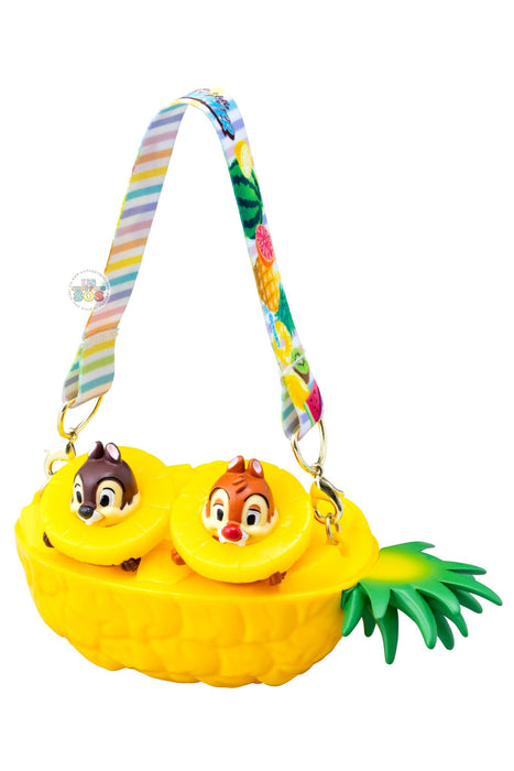 TDR - 2026 Mickey & Friends "Hello Hello Summer!!" Collection x Chip & Dale "Pineapple" Shaped Candy Bucket (Release Date: Jun 11, 2026)